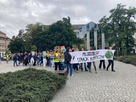 Młodzież chce zmian. Strajk klimatyczny w Kaliszu ZDJĘCIA