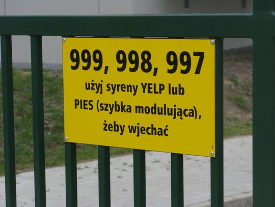 Na Dobrzecu szlabany nie powstrzymają służb ratunkowych. Otworzą się na dźwięk syreny alarmowej