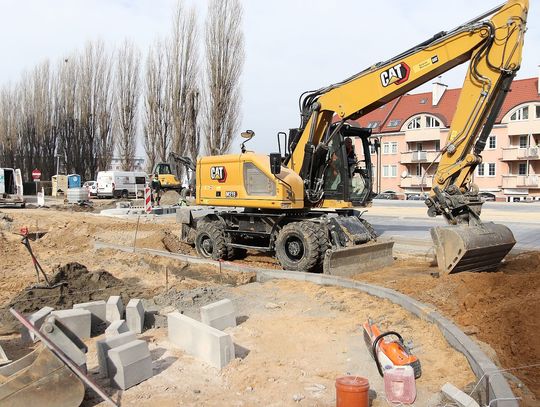 Na osiedlu Dobrzec trwa remont drogi osiedlowej