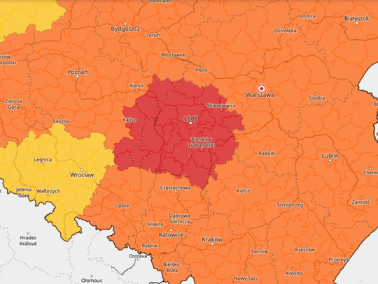 Nadciągają nawałnice? Czerwony alert dla Kalisza i powiatu!