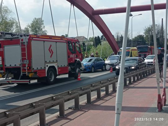 Najechanie na tył pojazdu z finałem w szpitalu