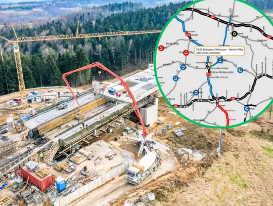 „Najszybszy odcinek”.  Tam rozbudowa DK25 jest już faktem