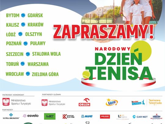 Narodowy Dzień Tenisa w Kaliszu. W niedzielę odbędzie się rodzinny piknik