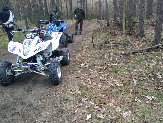 Nastolatek na quadzie. Policjanci zszokowani tym, co zrobił