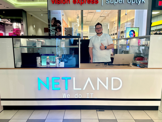 Netland Computers  w Galerii Amber - serwis i usługi komputerowe dla każdego!