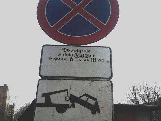 Nie zaparkujesz tutaj… 30 lutego! ZDJĘCIA