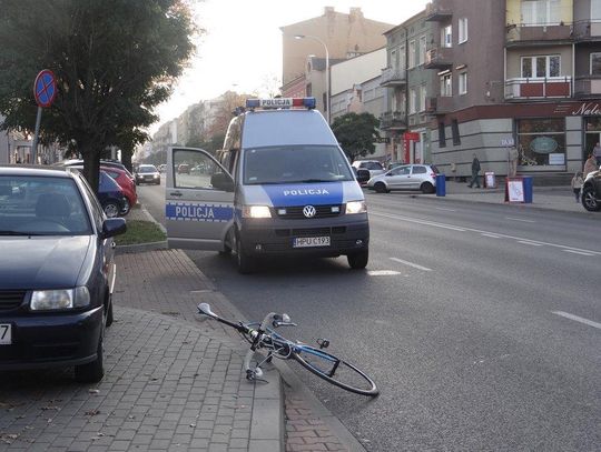 Nietrzeźwy rowerzysta potrącił pieszą