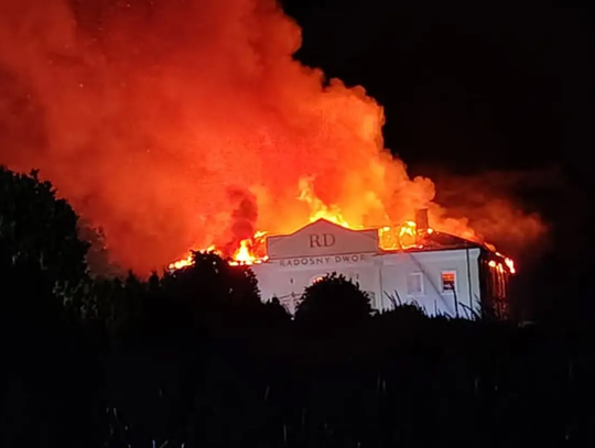 Nocny pożar restauracji. OGROMNE straty!