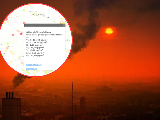 NORMY przekroczone. Mapa „świeci się” na czerwono