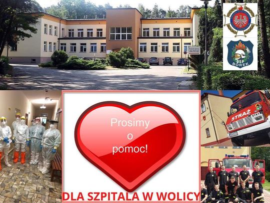 OSP Borek z akcją pomocy dla Szpitala w Wolicy