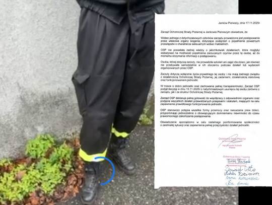 OSP zabiera głos po zatrzymaniu strażaka podejrzanego o rozmowy z 11-latką. Jest oficjalne oświadczenie jednostki OSP zabiera głos po zatrzymaniu strażaka podejrzanego o rozmowy z 11-latką. Jest oficjalne oświadczenie jednostki