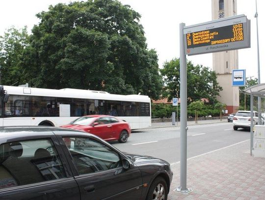 Ostrów Wielkopolski: rozkład jazdy na tablicach