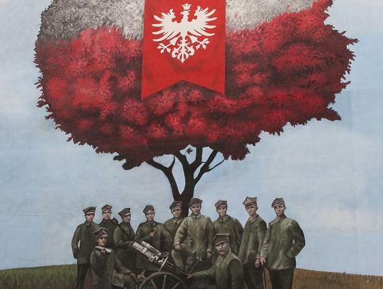 Patriotyczny mural ozdobił ściany MDK-u ZDJĘCIA