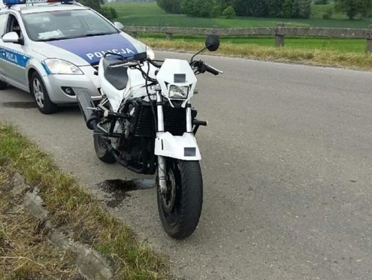 Pędził motocyklem przez powiat kaliski. Został potrójnie ukarany