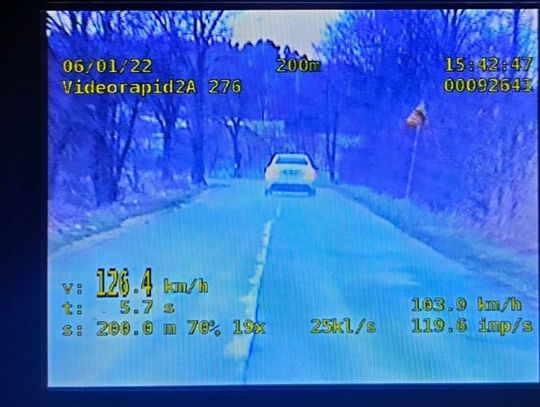 Pędził w terenie zabudowanym 126 km/h. Jaki dostał mandat?