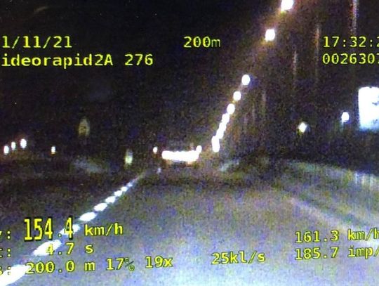 Pędził z prędkością 154 km/h. Kierowcę BMW zatrzymali funkcjonariusze drogówki