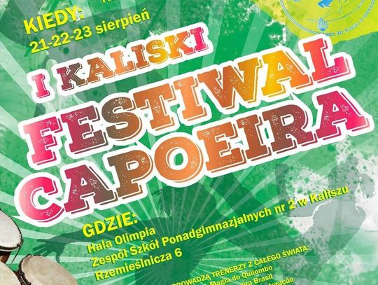 Pierwszy festiwal Capoeira w Kaliszu PROGRAM