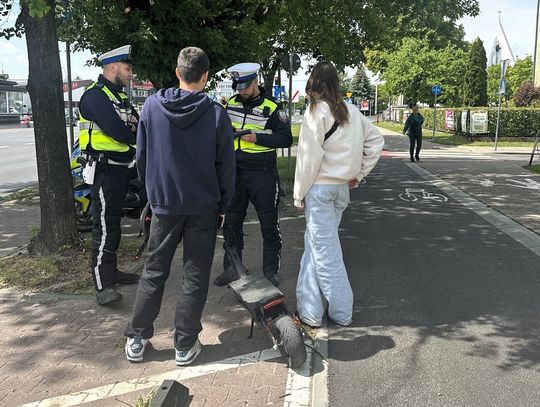 Pijany na hulajnodze wiózł pasażerkę. Uwaga, będą kontrole UTO