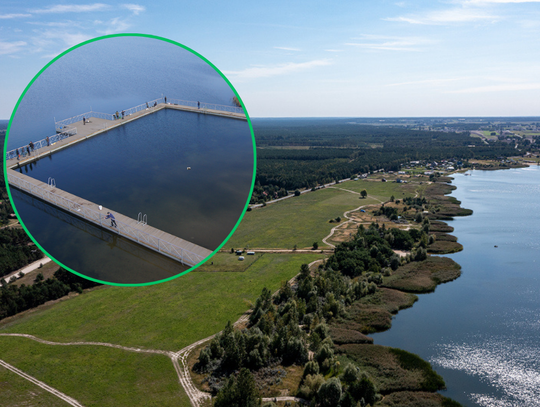 Plaża, pole namiotowe, pomost. Nowa atrakcja w regionie