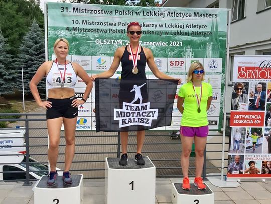 Podwójna mistrzyni. Sukces kaliszanki w lekkoatletycznych mistrzostwach Polski masters