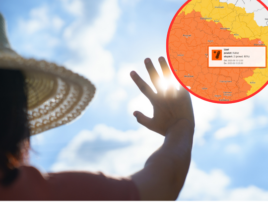 Podwyższone ostrzeżenie IMGW. Alertem objęty duży obszar