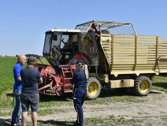 Policja apeluje o bezpieczeństwo podczas prac rolnych