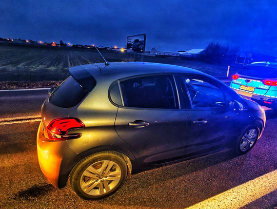 Policyjna OBŁAWA na trasie Kalisz-Ostrów