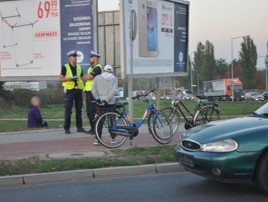 Potrącenie rowerzystki na ul. Poznańskiej ZDJĘCIA