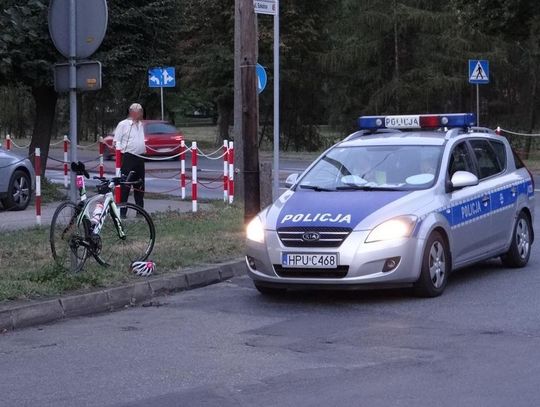 Potrącenie rowerzysty w Opatówku ZDJĘCIA