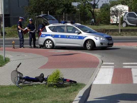 Potrącił rowerzystkę, stracił prawo jazdy ZDJĘCIA