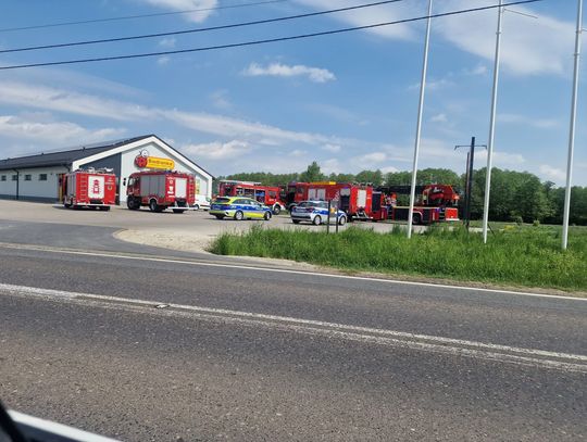 Pożar Biedronki w regionie ZDJĘCIA