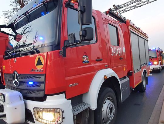 Pożar mieszkania przy PODMIEJSKIEJ