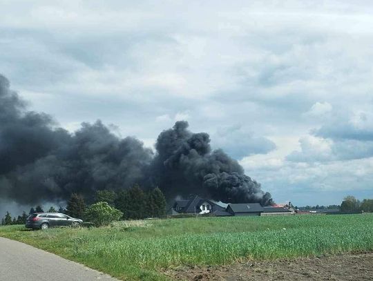 Pożar w gminie Lisków. Na miejscu 20 zastępów straży pożarnej