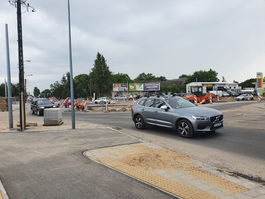 Prace przy nowym rondzie i Częstochowskiej. Dziś duża zmiana w ruchu