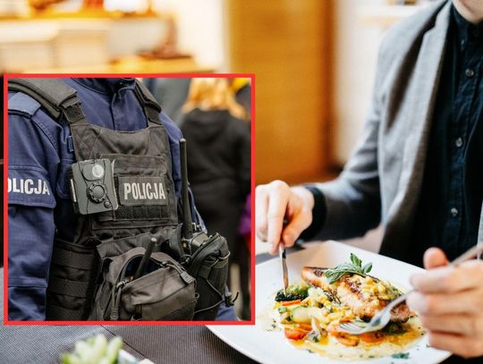 Pracownice pobiegły za nim! Nietypowy finał kolacji w lokalu