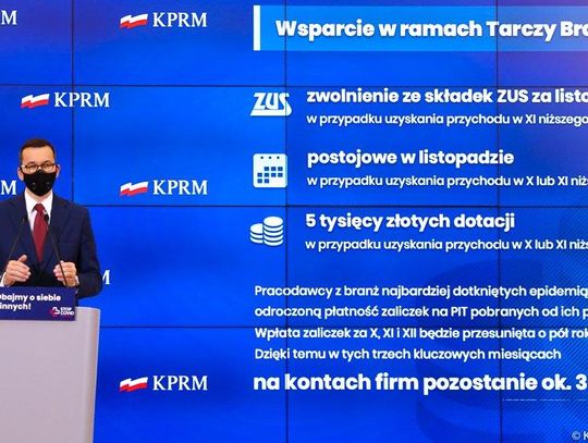 Premier ogłosił nowy program wsparcia dla branż najbardziej dotkniętych obostrzeniami