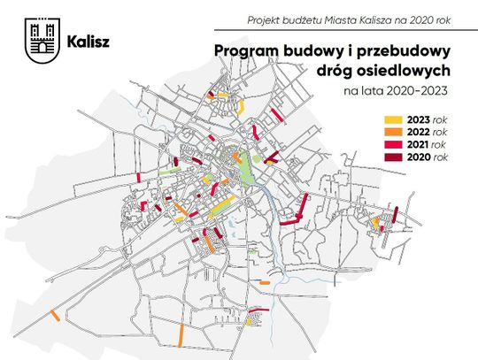 Program Budowy Dróg Osiedlowych w Kaliszu na lata 2020-2023