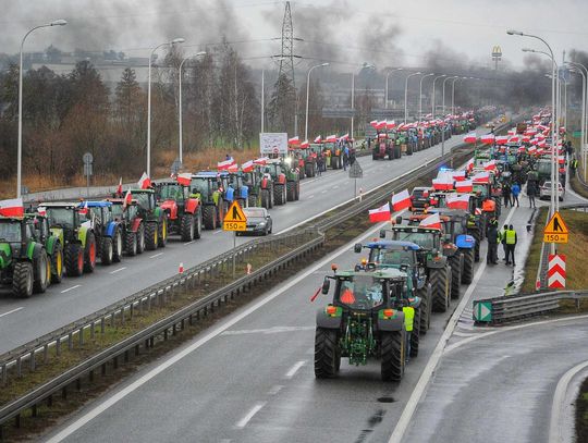 Protesty rolników w powiecie kaliskim i w Kaliszu LISTA