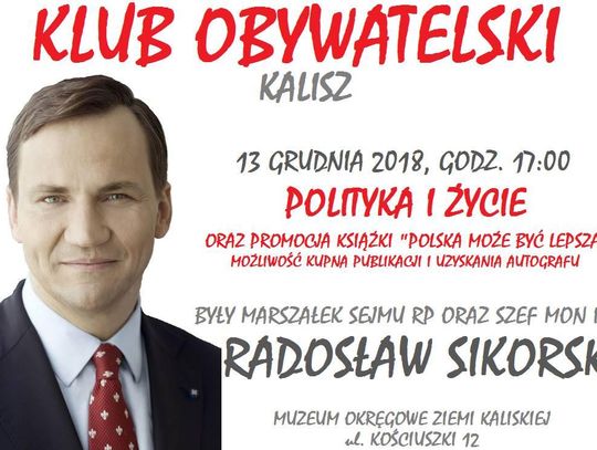 Radosław Sikorski w "Klubie Obywatelskim"