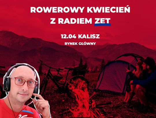 Rowerowy kwiecień z Radiem ZET w Kaliszu