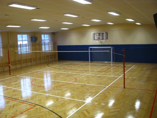 Sala sportowa OHP wyposażona