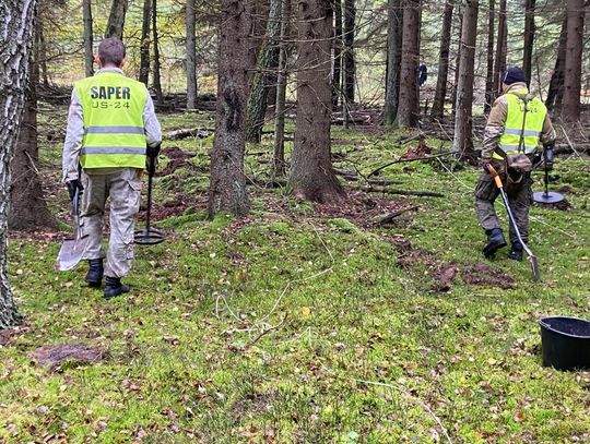 Saperzy wkroczyli do podkaliskiego lasu. Grzybiarze dokonali groźnego odkrycia