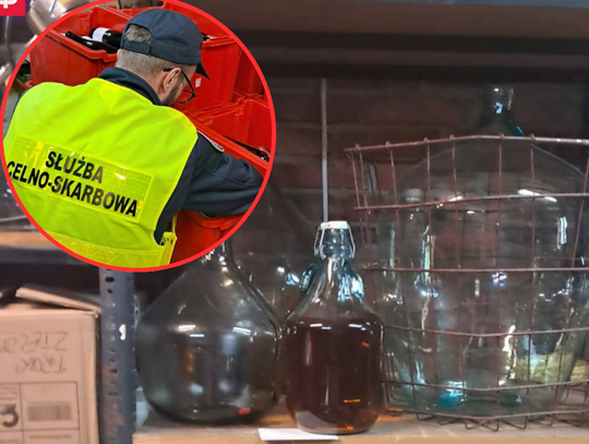 Służby w kaliskiej winnicy! Miał to w butelkach, zbiornikach i beczkach