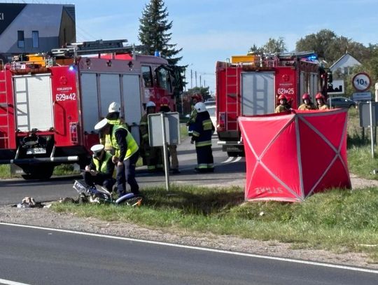 Śmierć na DW470. „Pieszy wyszedł na jezdnię”