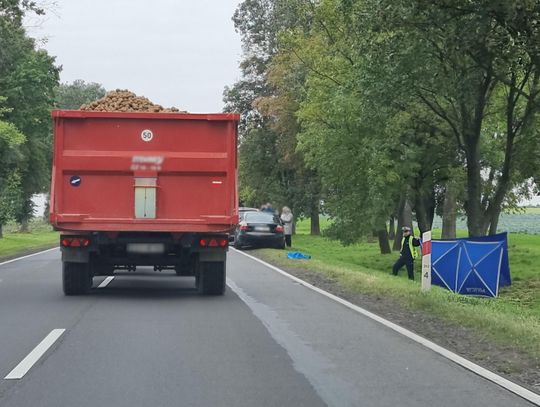 Śmiertelne potrącenie motorowerzysty. Sprawca odjechał z miejsca wypadku