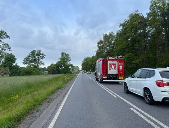 Śmiertelny wypadek na DK12. Ciężarówka potrąciła człowieka