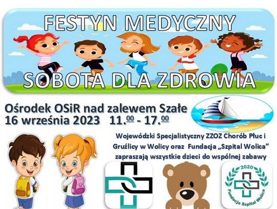 Sobota dla Zdrowia nad zalewem Szłe. Festyn dla całych rodzin!