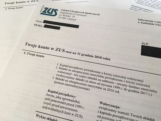 Sprawdź, ile masz na koncie. ZUS rozpoczął wysyłkę 20,5 mln listów