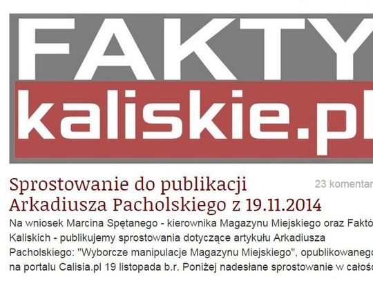 Sprostowali kłamliwe oskarżenia