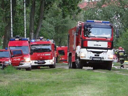 Strażacy ćwiczyli w Piwonicach na wypadek powodzi ZDJĘCIA